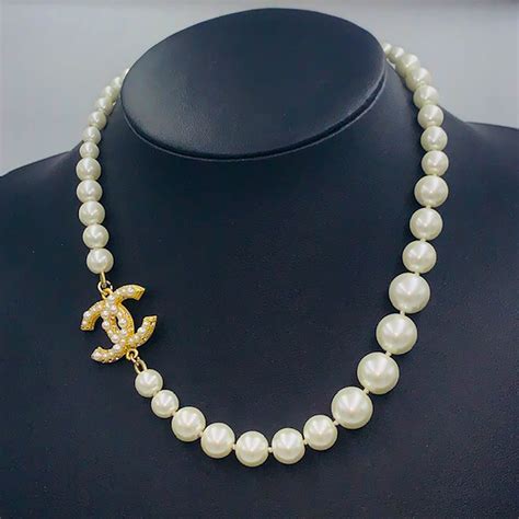 chanel flower necklace price|cost of chanel pearl necklace.